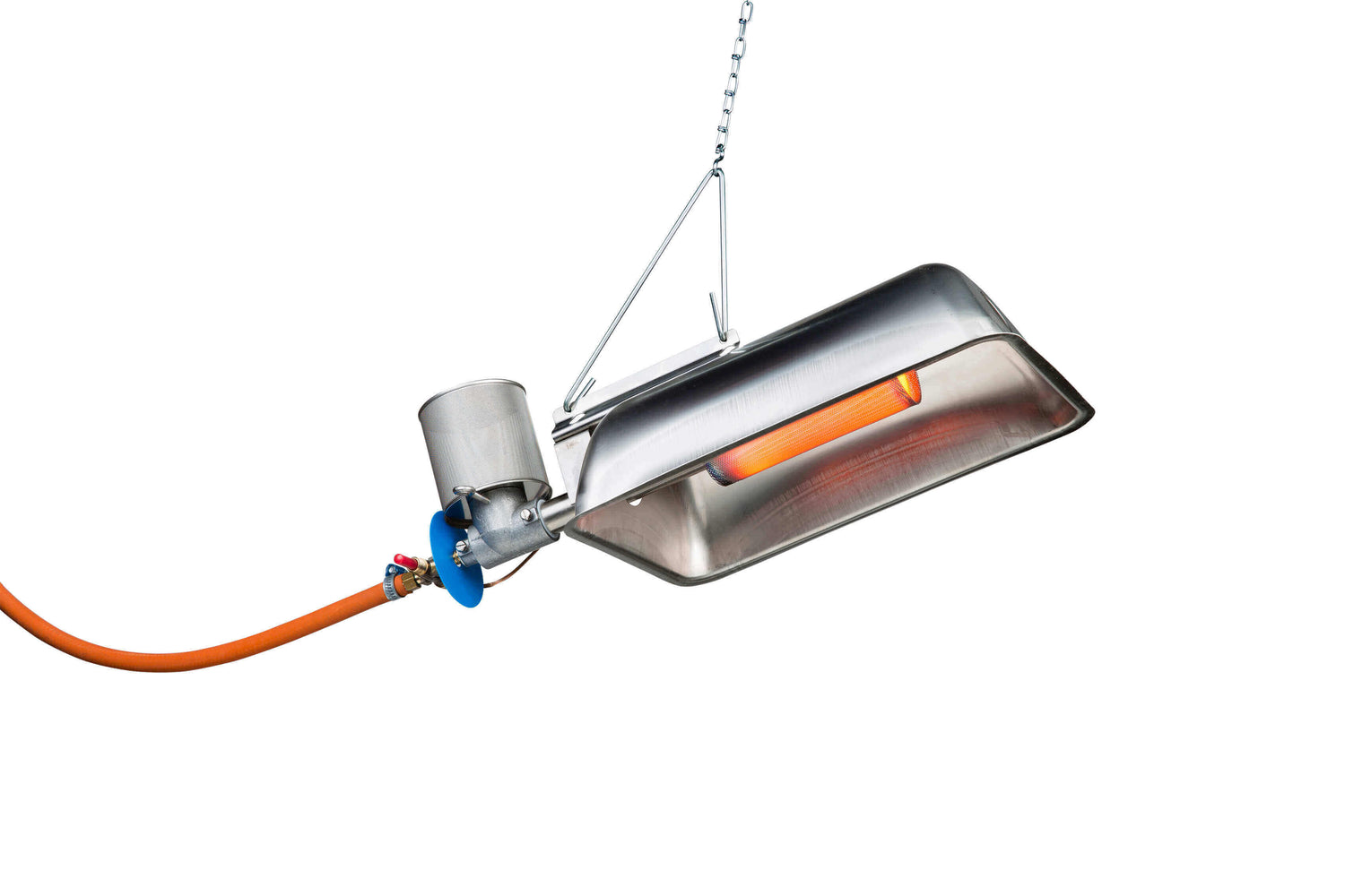 Compact infrared gas brooder for poultry and livestock